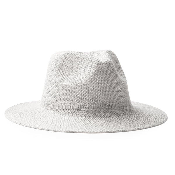 Elegante cappello a tesa piatta per una migliore protezione dal sole con una fascia interna per il massimo comfort.
