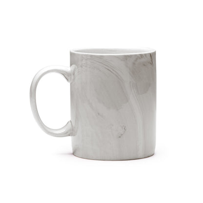 Tazza in ceramica con finitura effetto marmo 350 Ml sublimatica