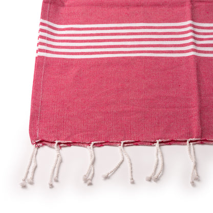 telo mare Pareo da 170 g/m² in 80% cotone e 20% poliestere.