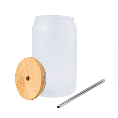 Barattolo per la sublimazione con corpo in vetro 400 ML