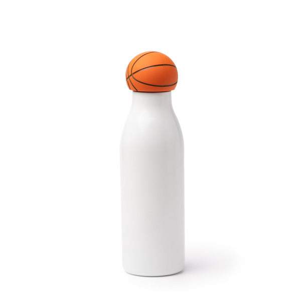 Bottiglia termica con tappo da sport a doppia parete in acciaio inossidabile 304, capacità 550 ml.