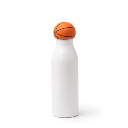 Bottiglia termica con tappo da sport a doppia parete in acciaio inossidabile 304, capacità 550 ml.