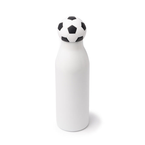 Bottiglia termica con tappo da sport a doppia parete in acciaio inossidabile 304, capacità 550 ml.