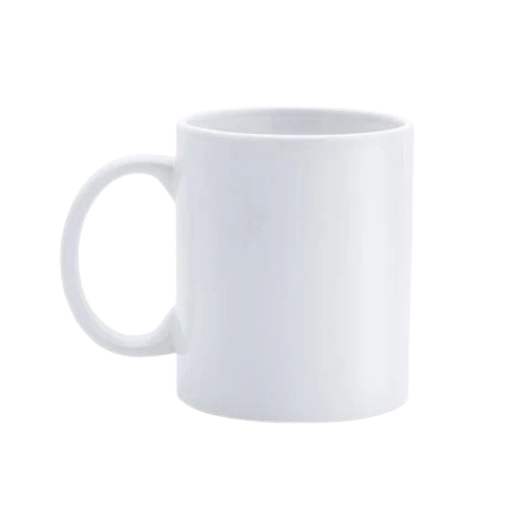 Tazza  a sublimazione. da 350 ml in ceramica  lucida GRADO AAA con scatola bianca