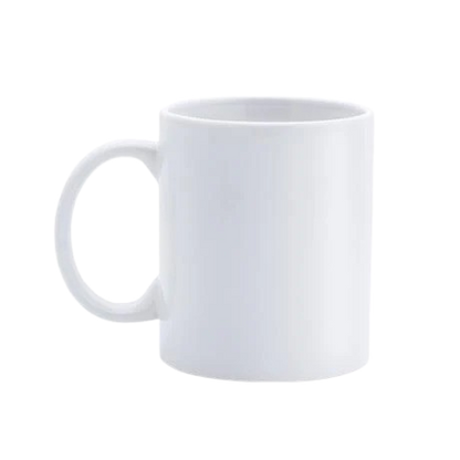 Tazza  a sublimazione. da 350 ml in ceramica  lucida GRADO AAA con scatola bianca