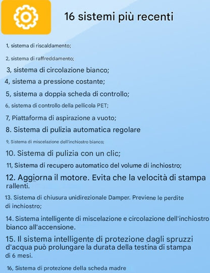 STAMPANTE DTF A3 ROTOLO  MARCHIO SUBLIM ART COLOR INGROSSO DISPONIBILE IN VARIE COLORAZIONI
