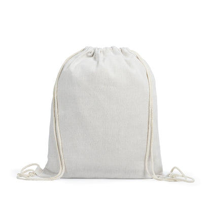 Zaino con coulisse, adatto a sublimazione, in poliestere resistente.