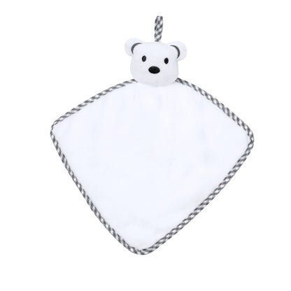 Tenero pupazzo con simpatico disegno ad orsetto bianco sublimatico
