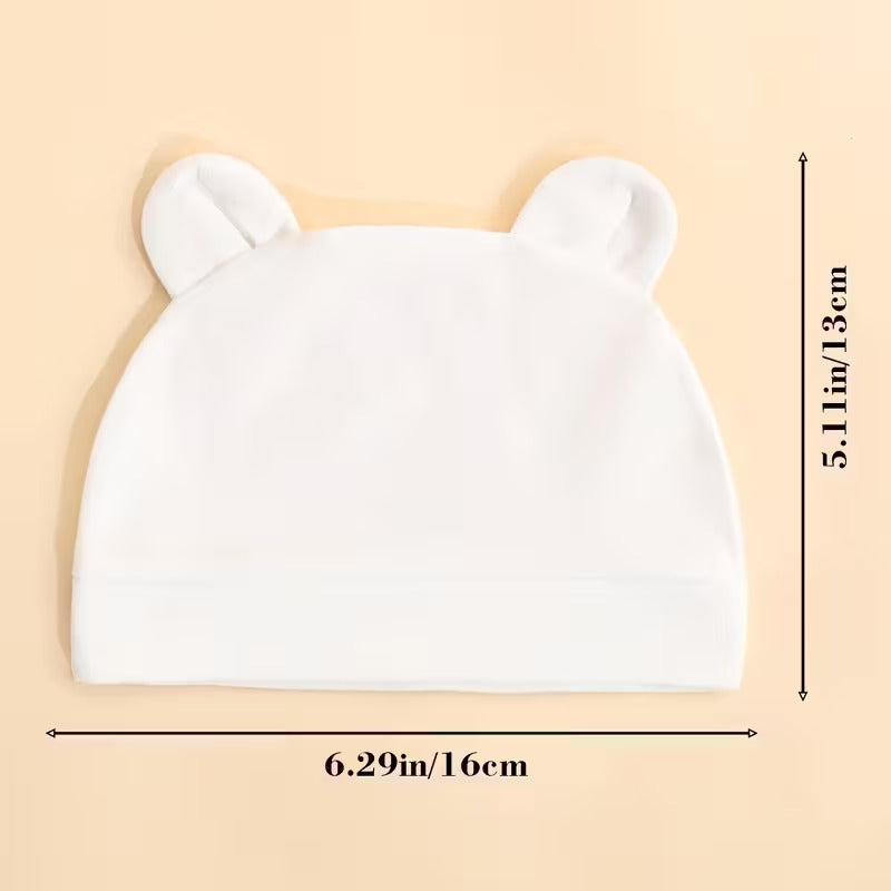 Cappello  con Orecchie a Forma di Orsetto per Bambini - Morbidi, Caldi e Traspiranti.