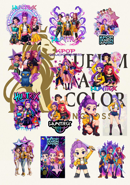 SAYA BOYS PIU HUNTRIX 29 IMMAGINE UV DTF