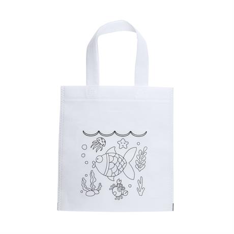 Borsa per bambini in TNT con disegno da colorare